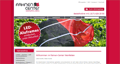 Desktop Screenshot of fahnen-center.ch